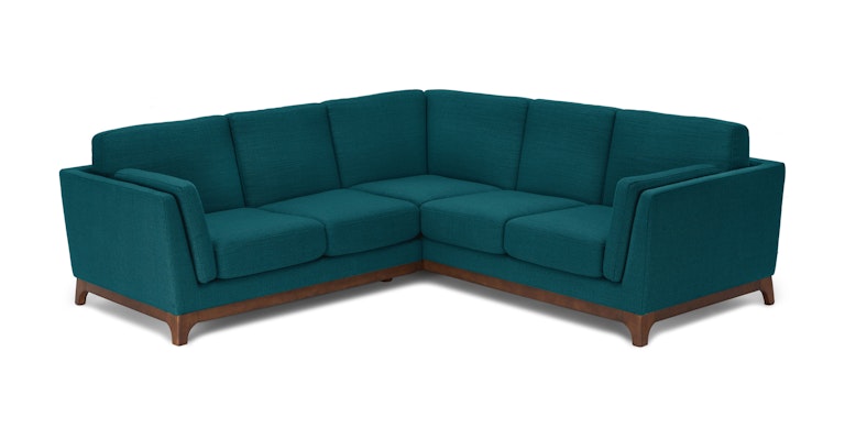 Ceni Lagoon Blue Corner Sectional - Primary View 1 of 15 (Open Fullscreen View).