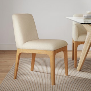 Rosin Dining Chair - Natural Oak and Sand Ivory