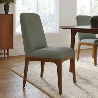 Rosin High-Back Dining Chair - Welsh Green