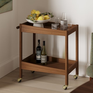 Cotu Walnut Bar Cart