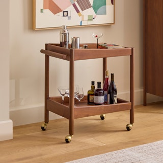 Cotu Bar Cart - Walnut