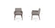 Chantel Volcanic Gray Dining Armchair - Gallery View 12 of 12.
