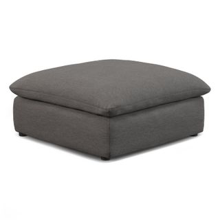 Leigh 41" Ottoman - Silver Gray