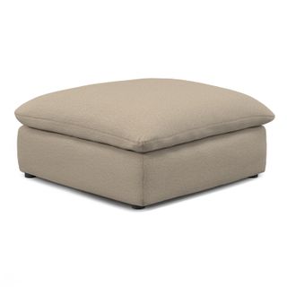 Leigh 41" Ottoman - Silver Taupe