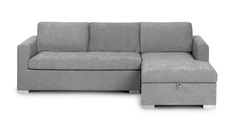 Soma Dawn Gray Right Sofa Bed - Primary View 1 of 17 (Open Fullscreen View).