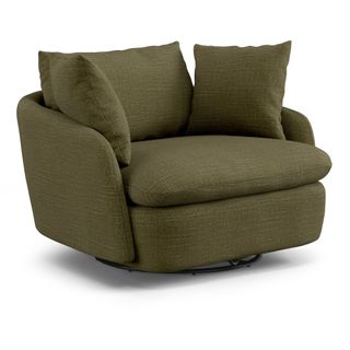 Leigh 47" Grand Swivel Lounge Chair - Napa Moss