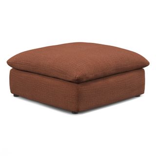 Leigh 41" Ottoman - Napa Rust