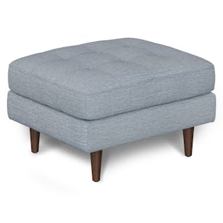 Sven 30" Ottoman - Silver Light Blue