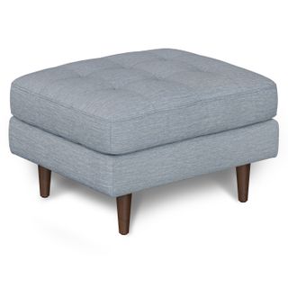 Sven 30" Ottoman - Silver Light Blue