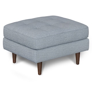 Sven 30" Ottoman - Silver Light Blue