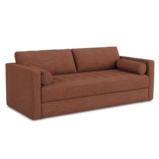 Sven 88" Tufted Sofa Bed - Napa Rust