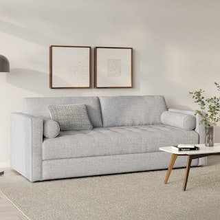Sven 88" Tufted Sofa Bed - Stone Gray
