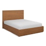 Leif Queen Storage Bed - Smoked Oak