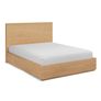 Leif Queen Storage Bed - White Oak