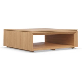 Suri 44" Square Coffee Table - White Oak
