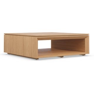 Suri 44" Square Coffee Table - White Oak