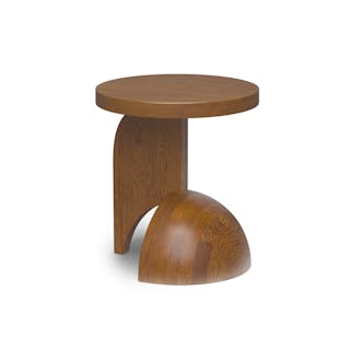 Falco Side Table - Smoked Oak
