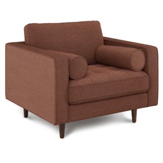 Sven 42" Tufted Lounge Chair - Ratine Oxide