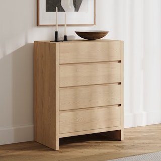 Leif 4-Drawer Chest - White Oak