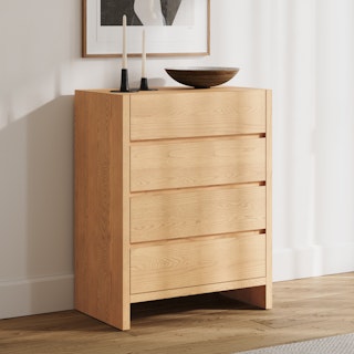 Leif 4-Drawer Chest - White Oak