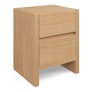 Leif 2-Drawer Nightstand - White Oak