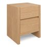 Leif 2-Drawer Nightstand - White Oak