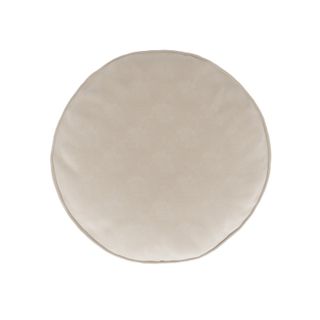 Bonnie Velvet Round Pillow - Plush Pacific Taupe