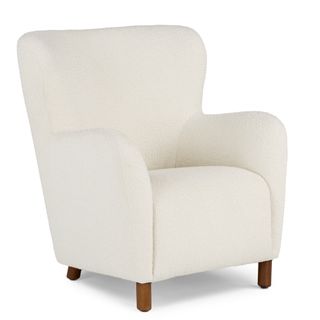 Archie 31.5" Lounge Chair - Bijou Cream Bouclé