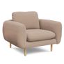 Sanders 37" Lounge Chair - Sandstone Wool Bouclé