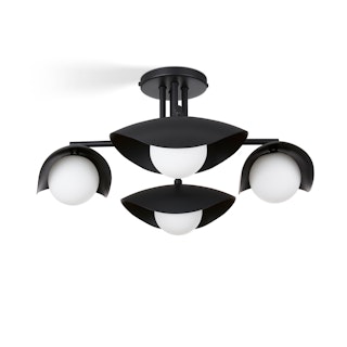 Coy Flushmount Ceiling Light - Black