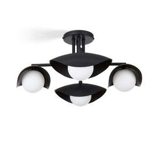 Coy Flushmount Ceiling Light - Black