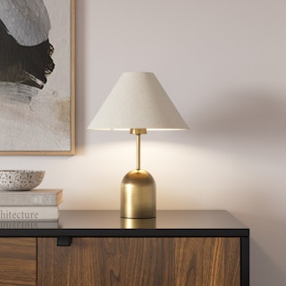 Markham Small Table Lamp - Brass