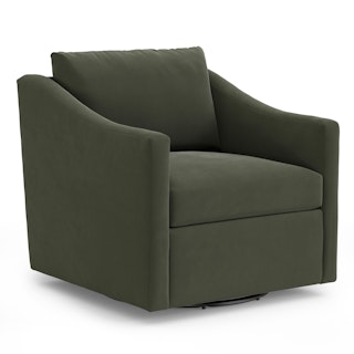 Landry Hale Fir Green Swivel Chair