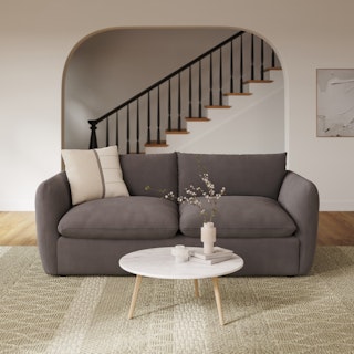 Leigh 86" Velvet Sofa Bed - Hale Warm Gray