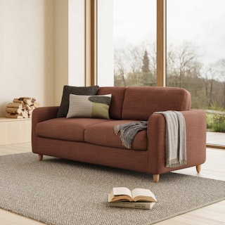 Vati 80" Sofa - Napa Rust