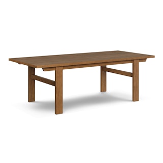 Gina 88.5" - 112" Extendable Dining Table - Smoked Oak