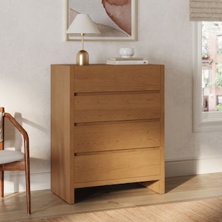 Leif 4-Drawer Chest - Smoked Oak