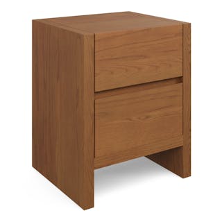 Leif 2-Drawer Nightstand - Smoked Oak