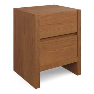 Leif 2-Drawer Nightstand - Smoked Oak