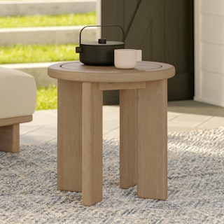 Daphne Outdoor Side Table - Eucalyptus