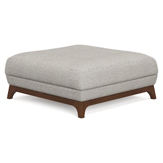Ceni 35" Ottoman - Quarry Gray