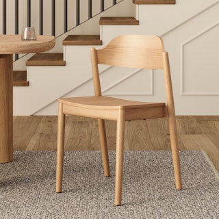Sylvo Stackable Dining Chair - White Oak