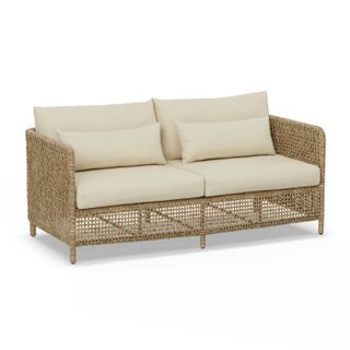 Robbi 67.25" Outdoor Loveseat - Dravite Ivory