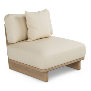 Daphne 34" Outdoor Lounge Chair - Dravite Ivory