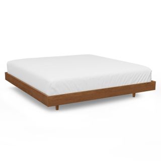 Basi King Bed Frame - Smoked Oak