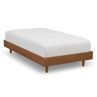 Basi Twin Bed Frame - Smoked Oak