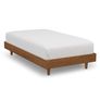Basi Twin Bed Frame - Smoked Oak