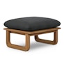 Laholm 29" Outdoor Ottoman - Dravite Black