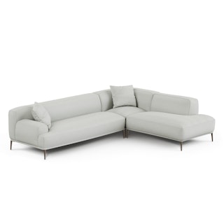 Abisko 113" Right L-Shaped Sectional - Welsh Gray