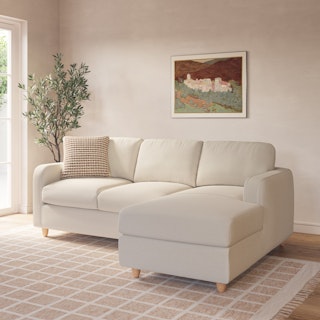 Vati 90.5" Right Storage Sectional - Buckler Ivory